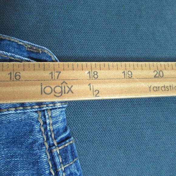 Axel Jeans Mens Size 34x32 Blue Relaxed Straight Denim Biker Cowboy Western - Picture 10 of 16